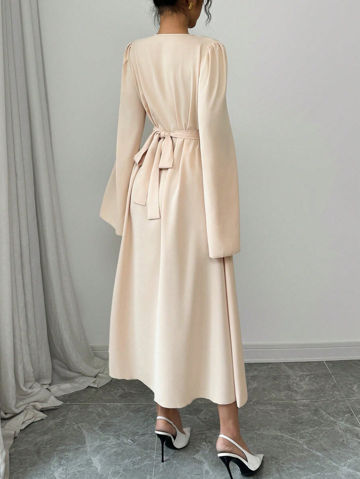 Rochie maxi SHEIN, bej