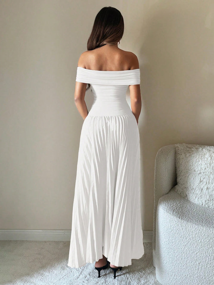 Rochie maxi Shein, alb