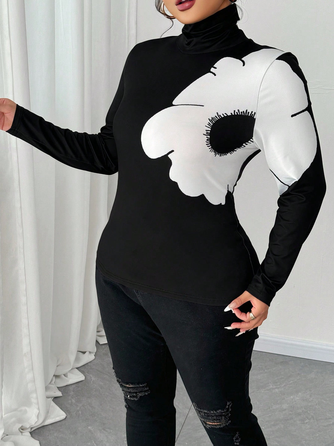 Tricou SHEIN, negru