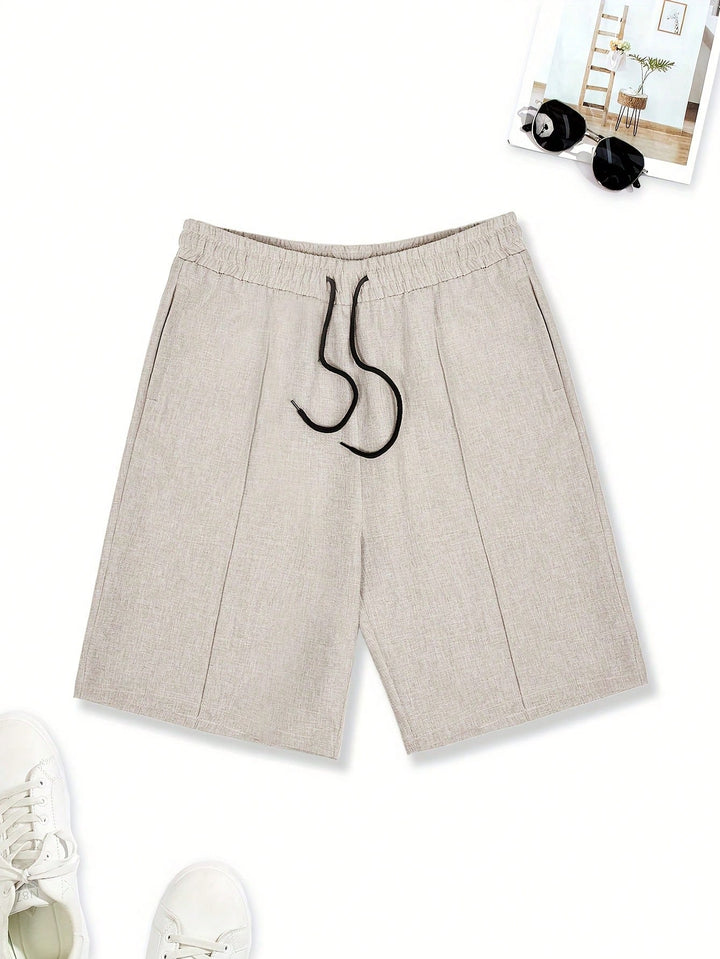 Pantaloni scurți SHEIN, bej