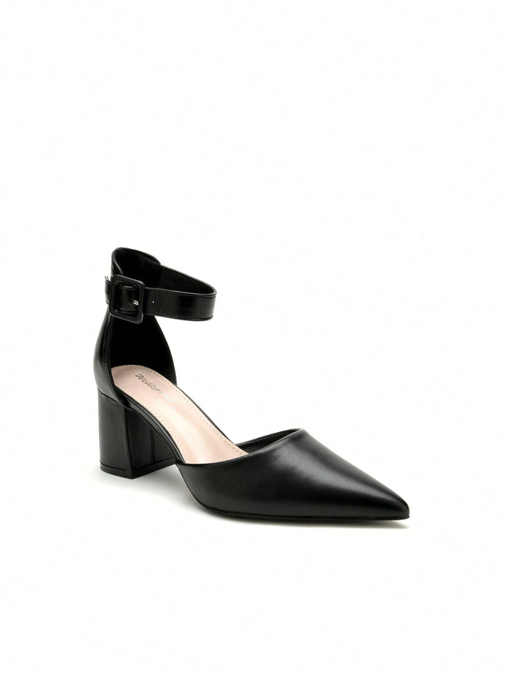 Pantofi cu toc SHEIN, negru