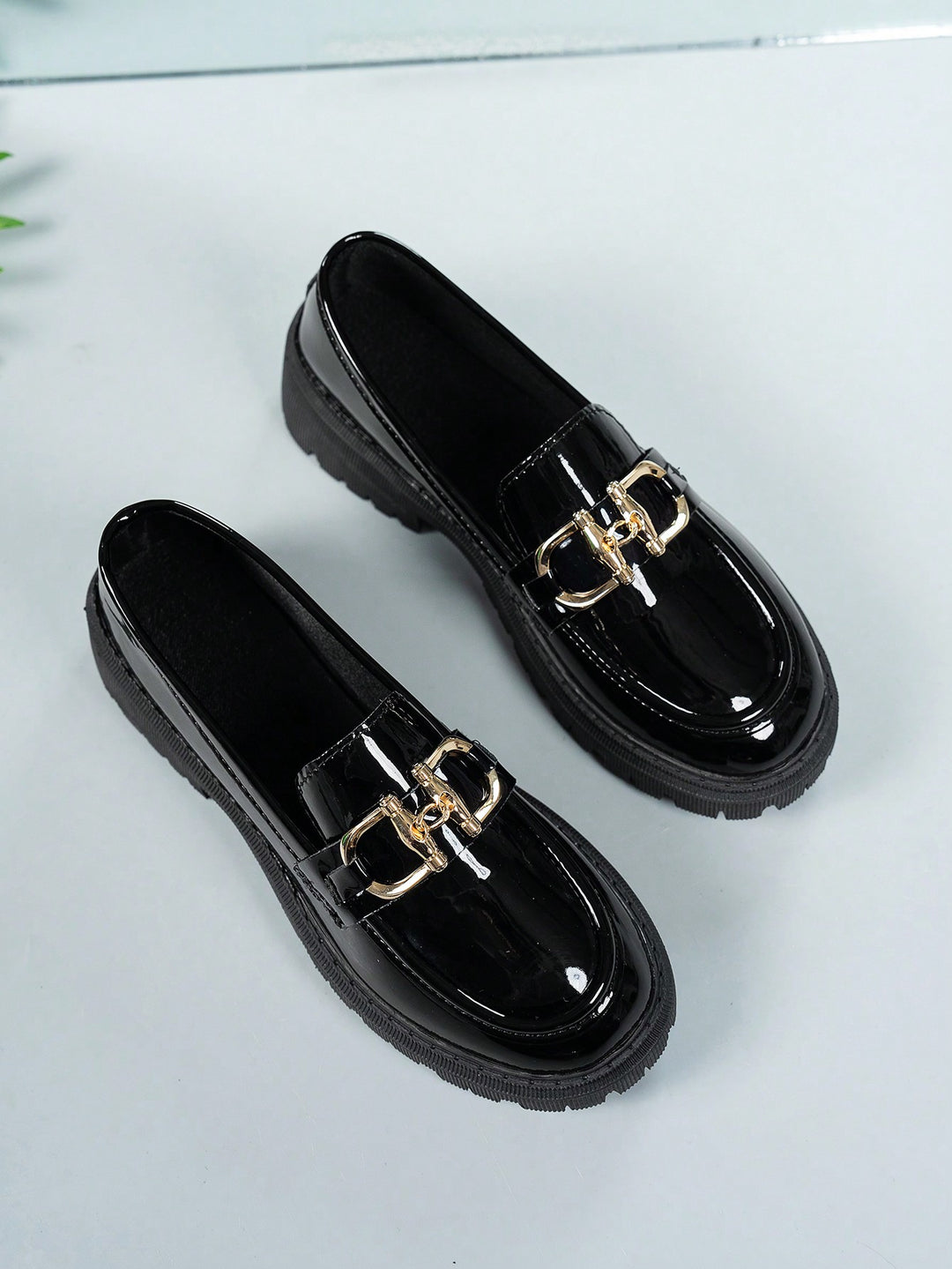 Mocasini SHEIN, negru