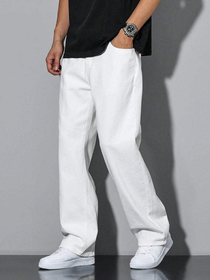 Jeans SHEIN, alb