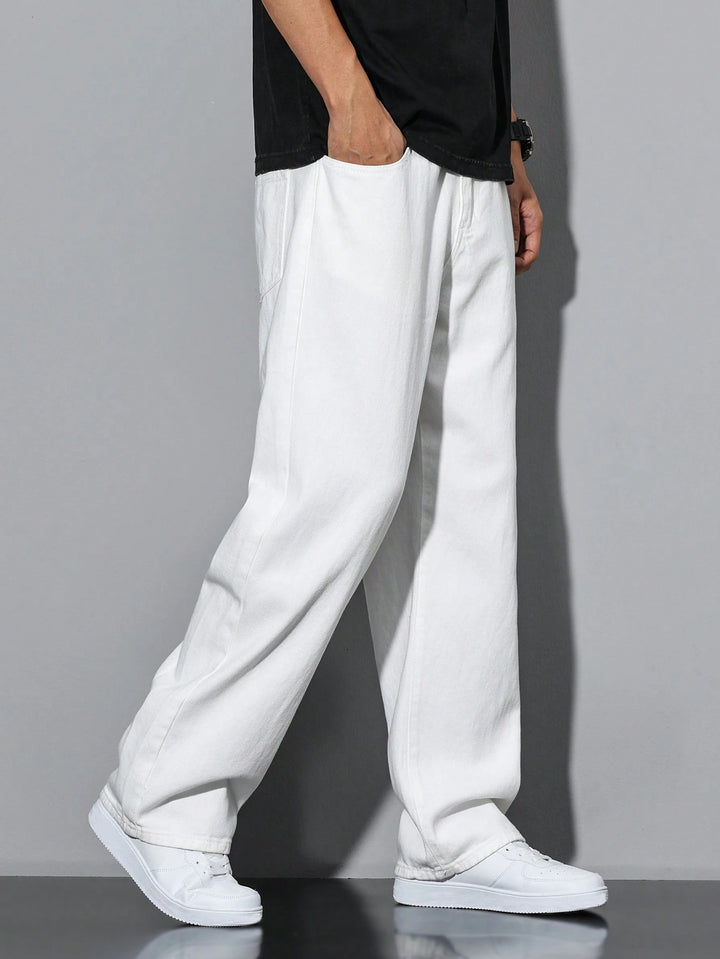 Jeans SHEIN, alb