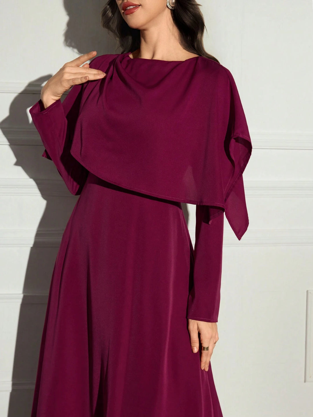 SHEIN maxi ruha, lila