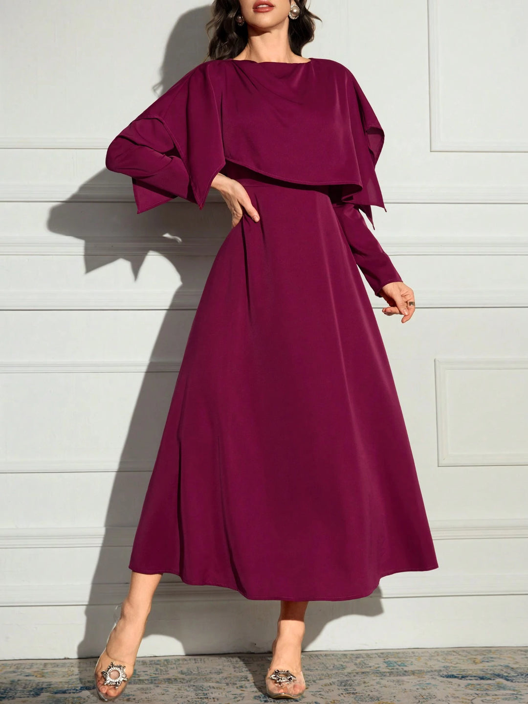 SHEIN maxi ruha, lila