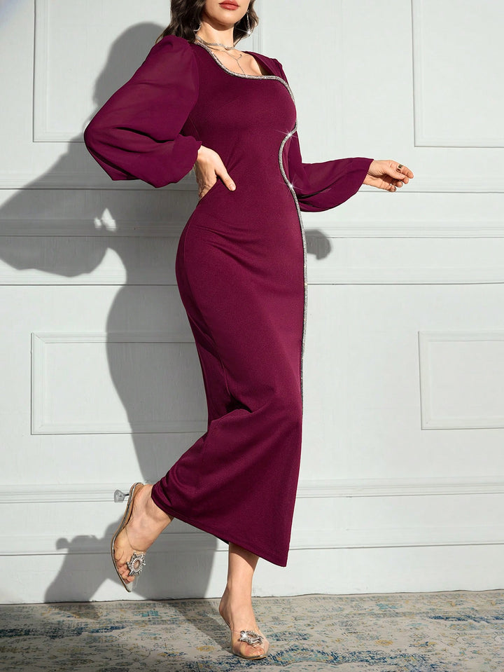 Rochie maxi SHEIN, roșu