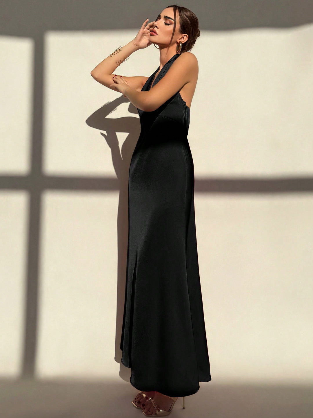 Rochie maxi SHEIN, negru