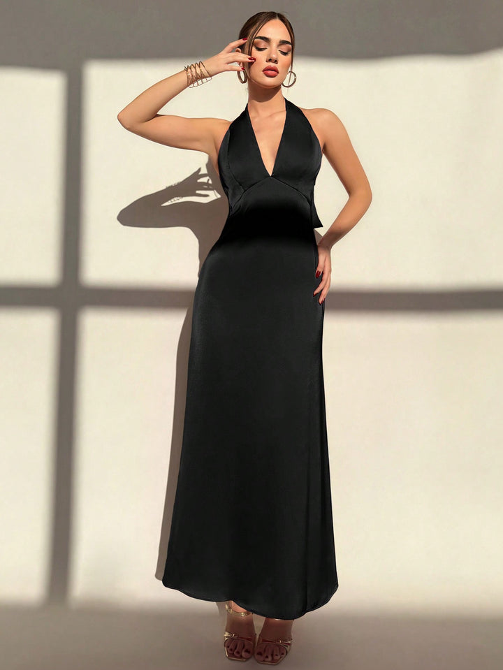 Rochie maxi SHEIN, negru