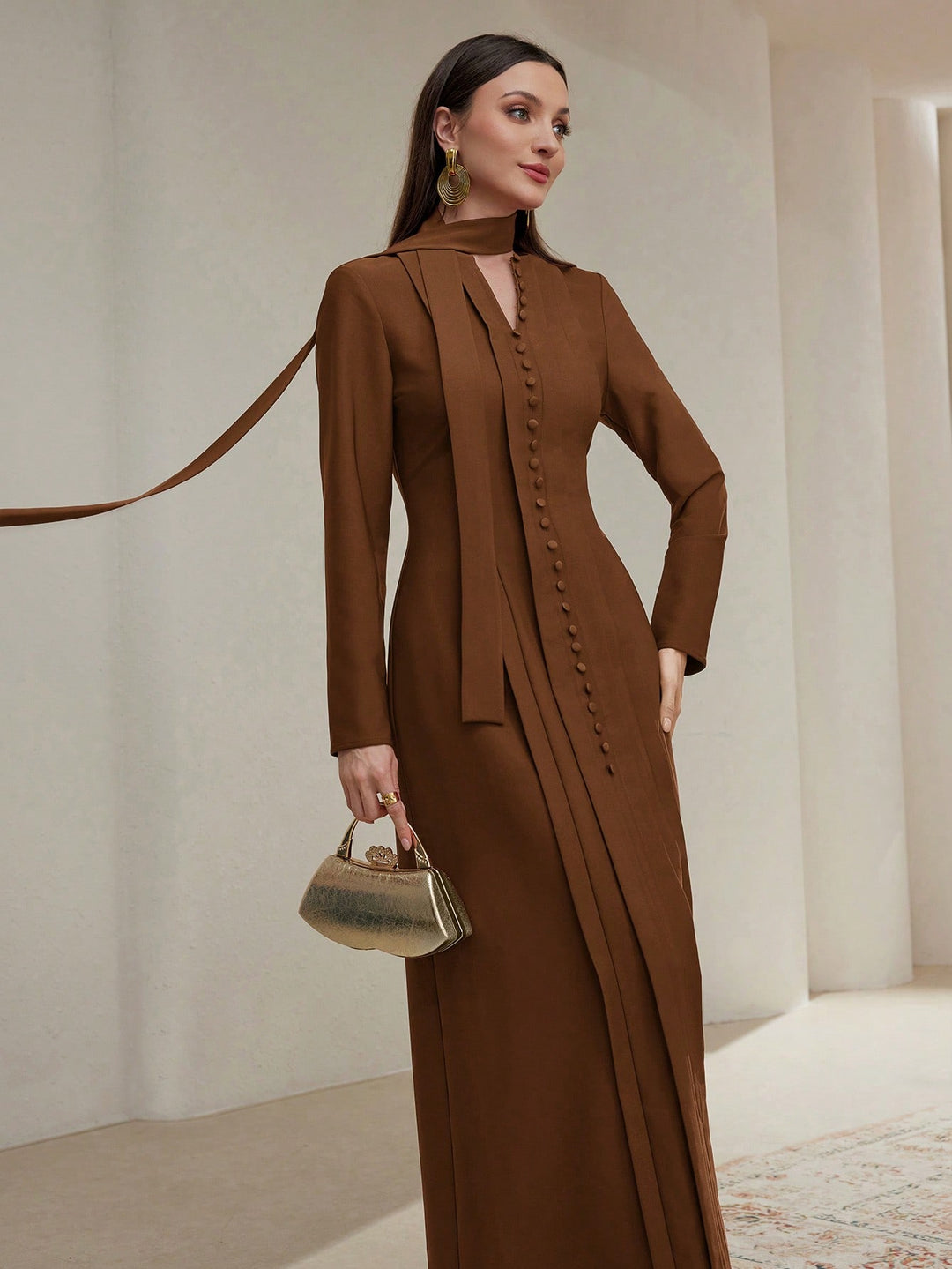Rochie SHEIN, maro