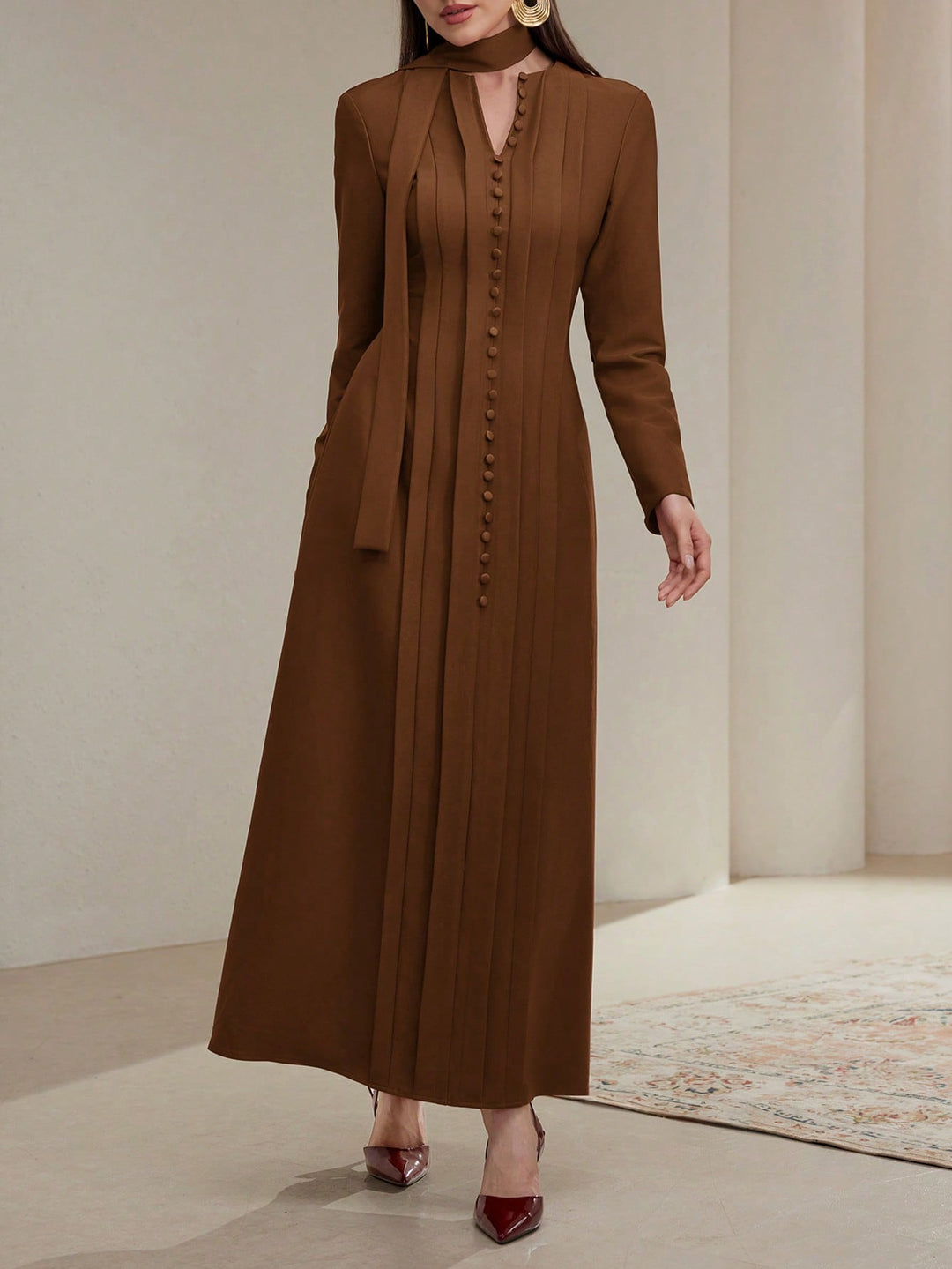 Rochie SHEIN, maro
