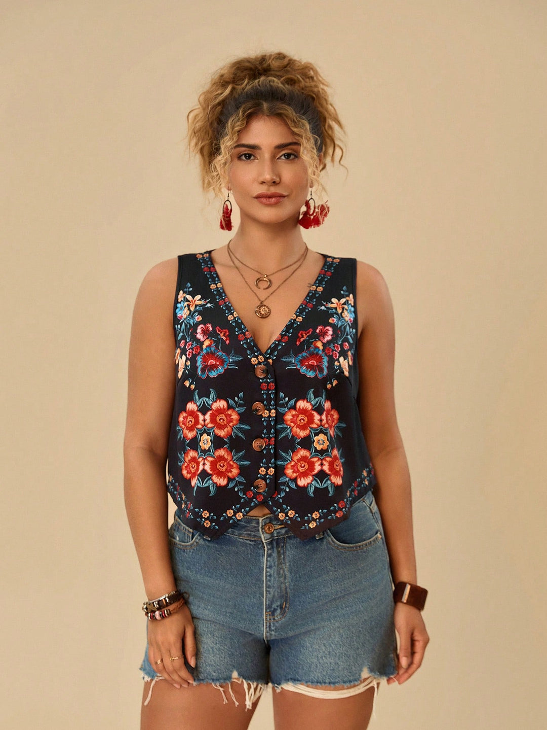 Vestă SHEIN, mix culori