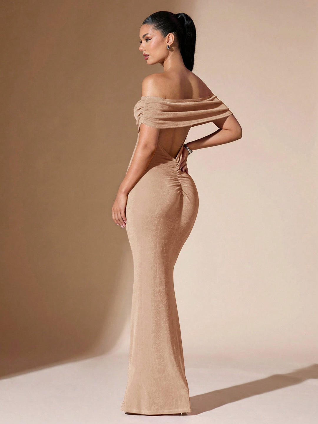 Rochie maxi SHEIN, portocaliu
