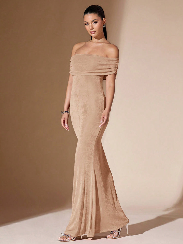 Rochie maxi SHEIN, portocaliu