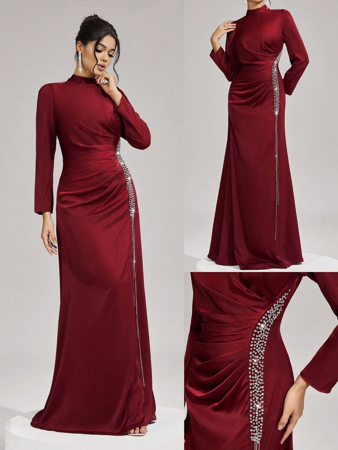 Rochie SHEIN, vișiniu