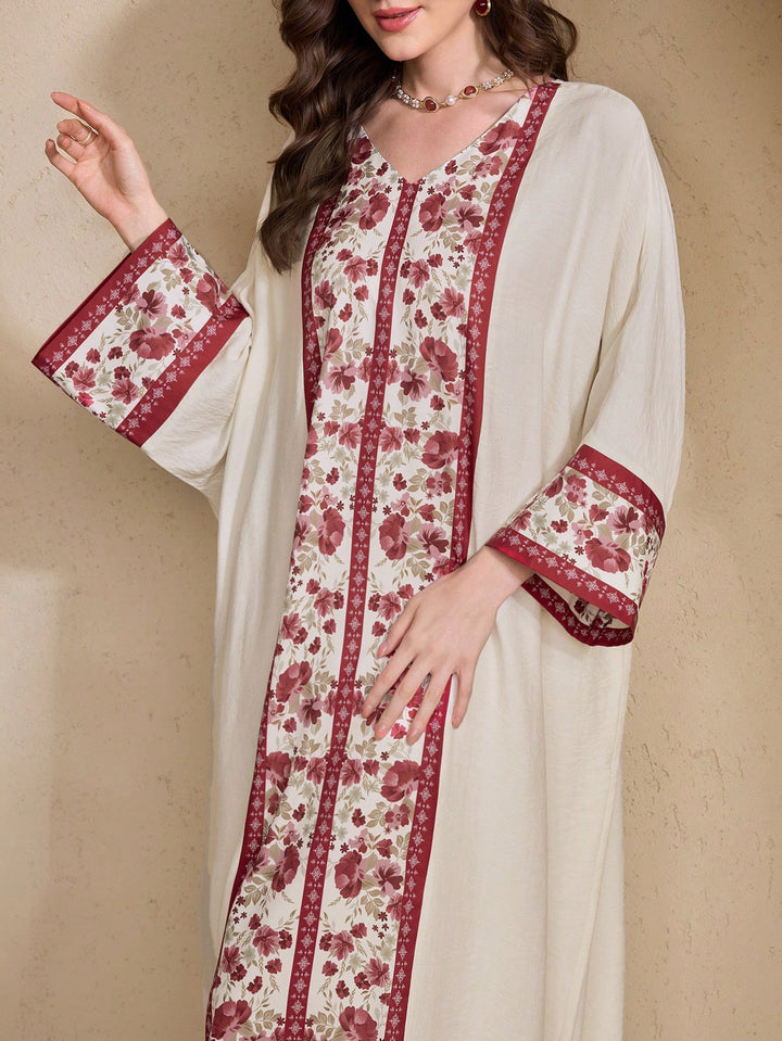 Set caftan și jalabiya SHEIN, mix culori