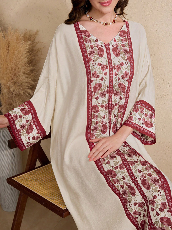 Set caftan și jalabiya SHEIN, mix culori