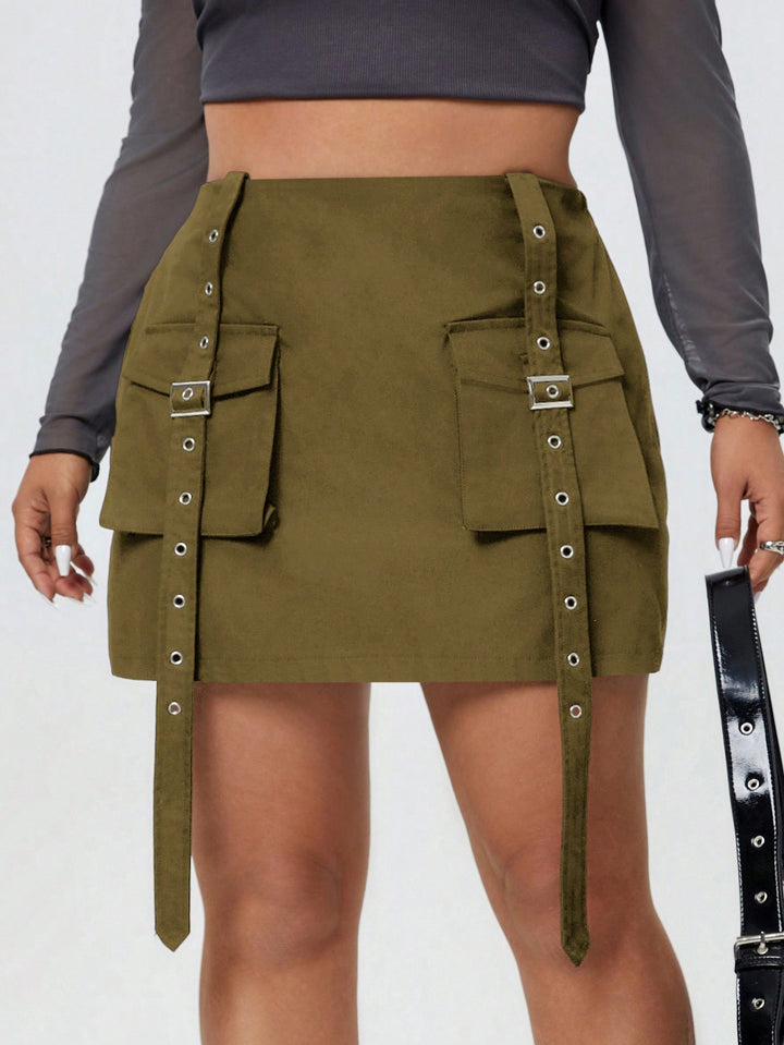 SHEIN Maxi szoknya, bézs