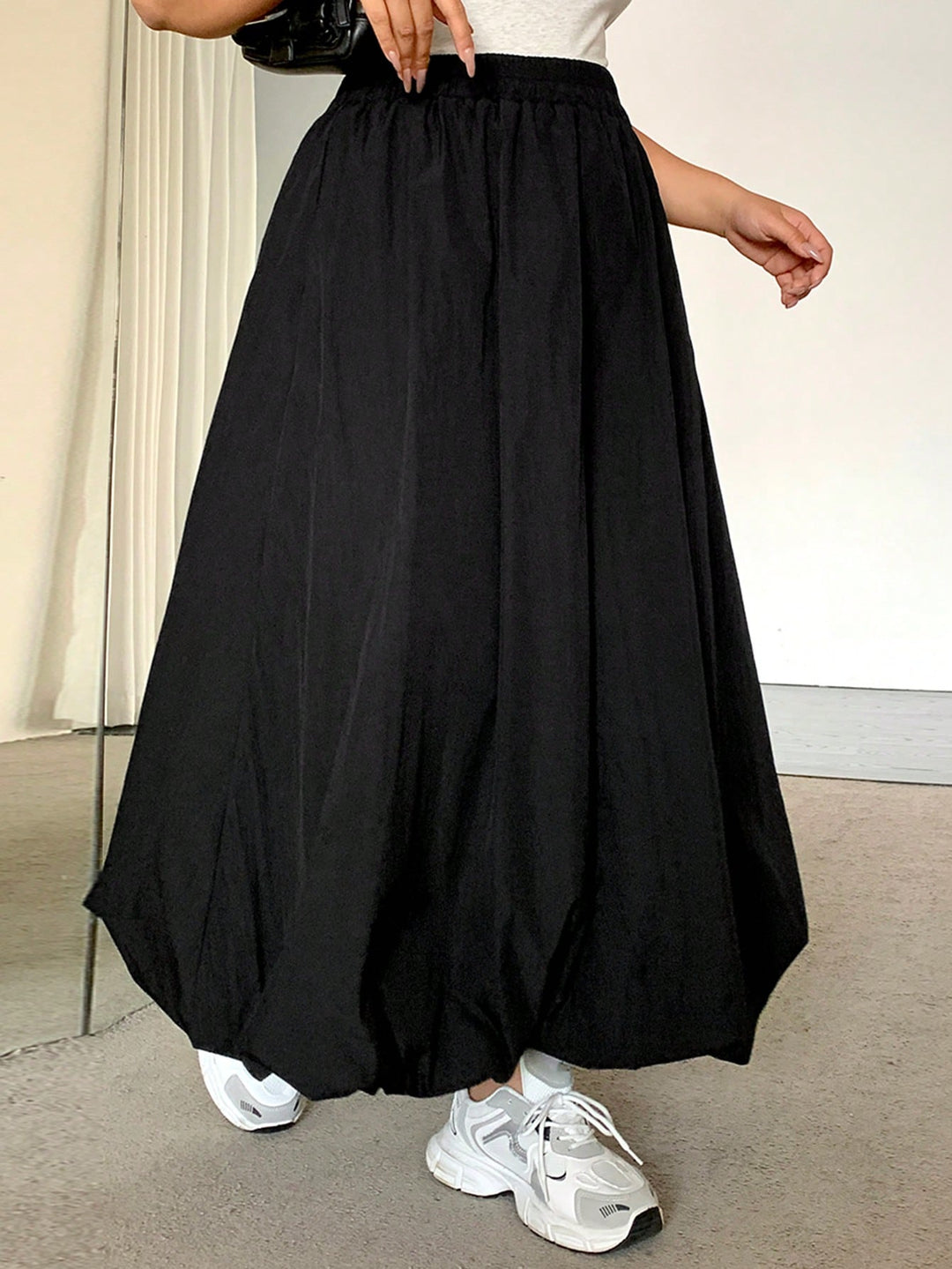 SHEIN maxi szoknya, fekete