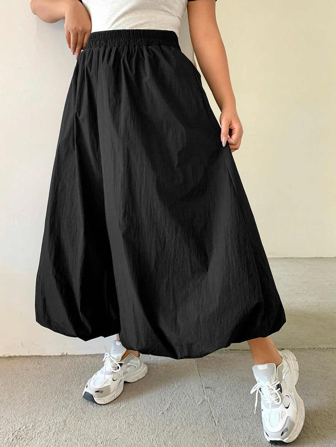 SHEIN maxi szoknya, fekete