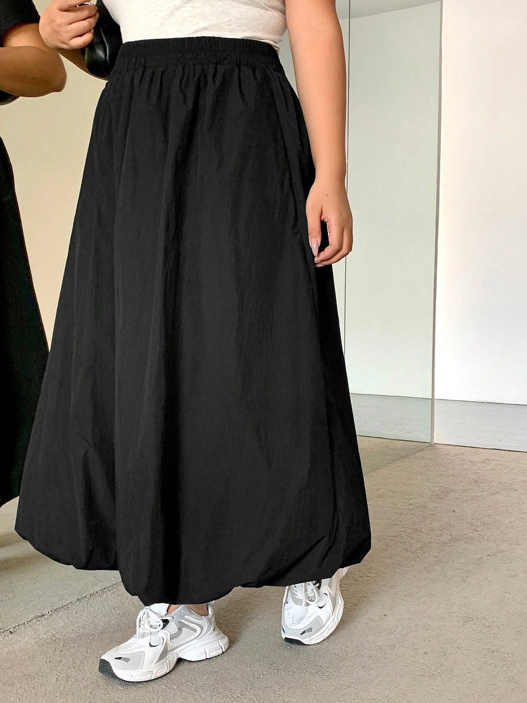 SHEIN maxi szoknya, fekete