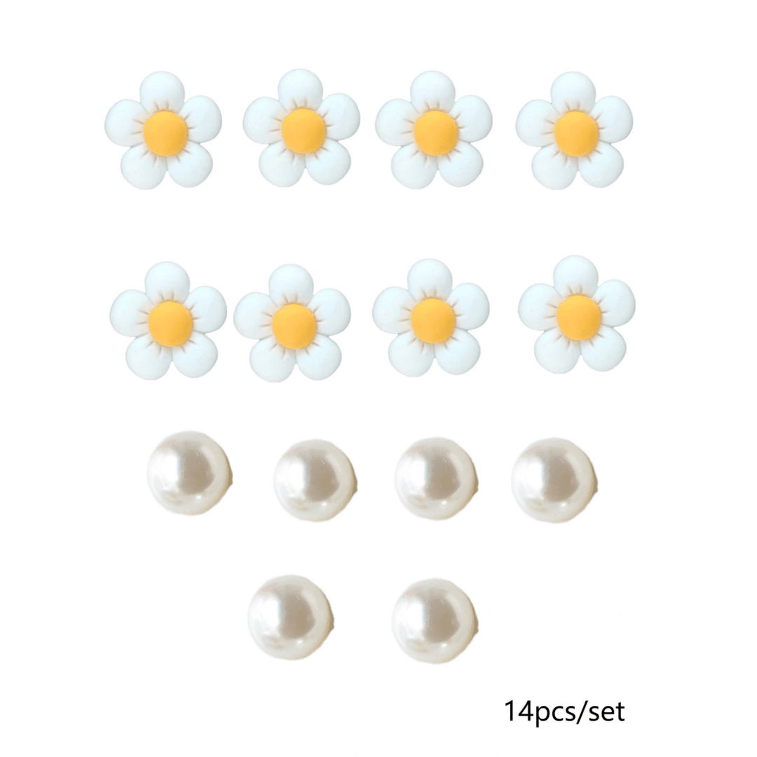 SHEIN cipődísz, fehér