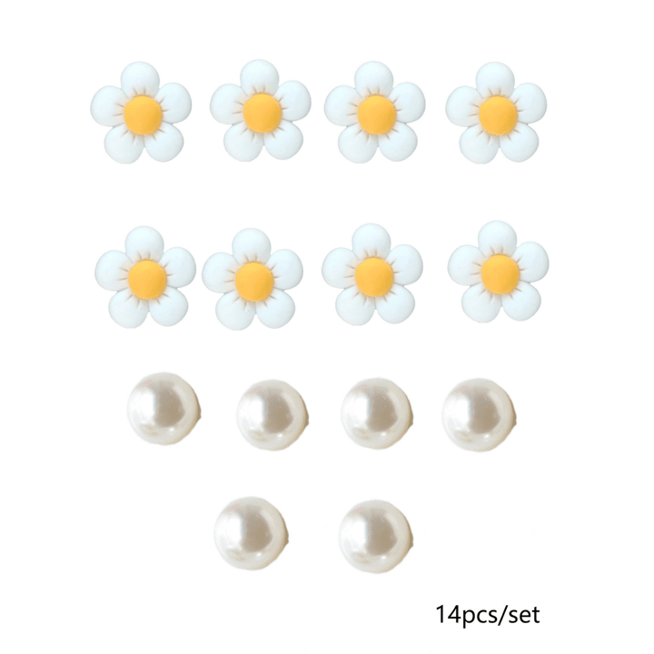 SHEIN cipődísz, fehér