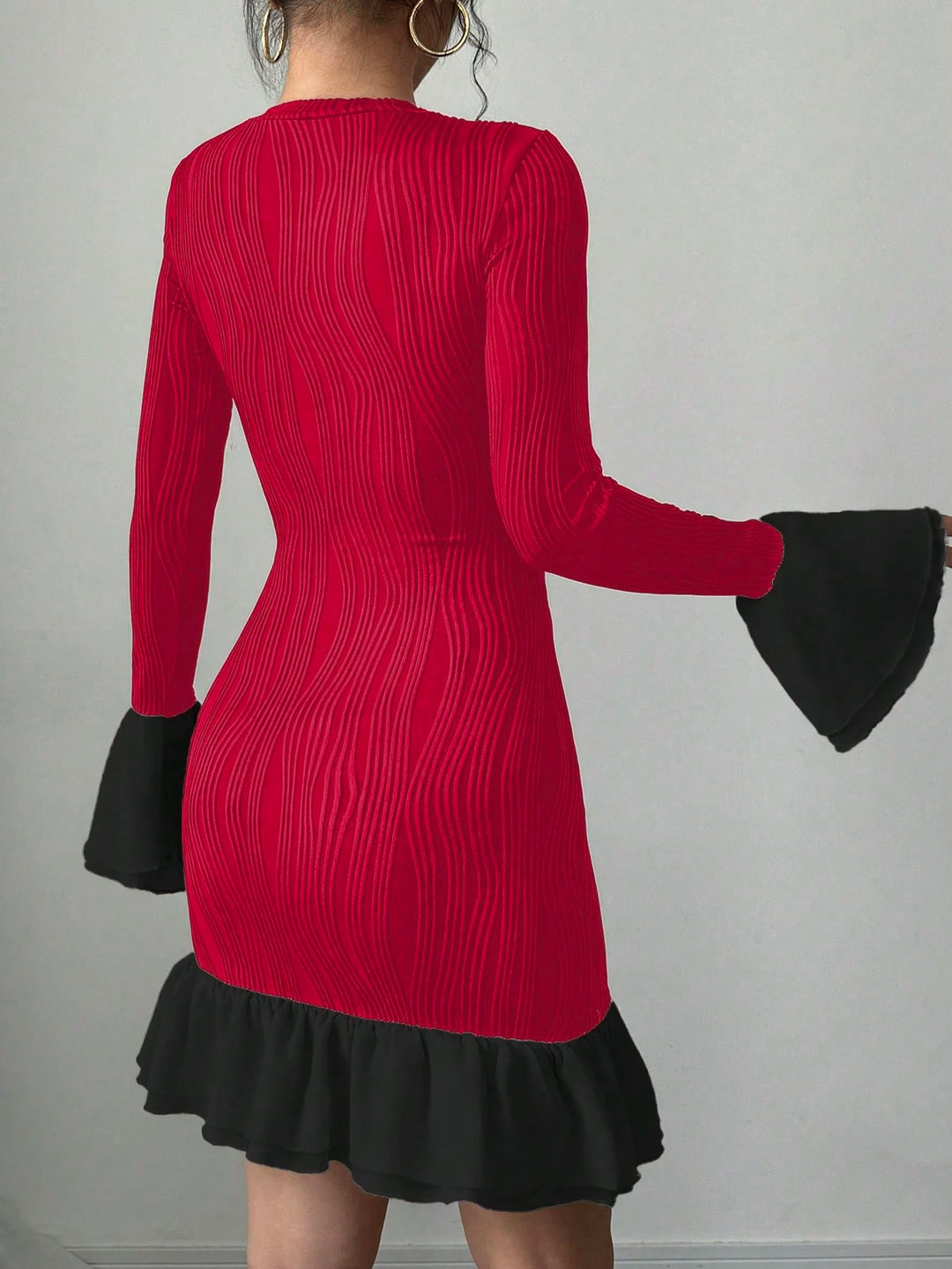 SHEIN mini ruha, piros