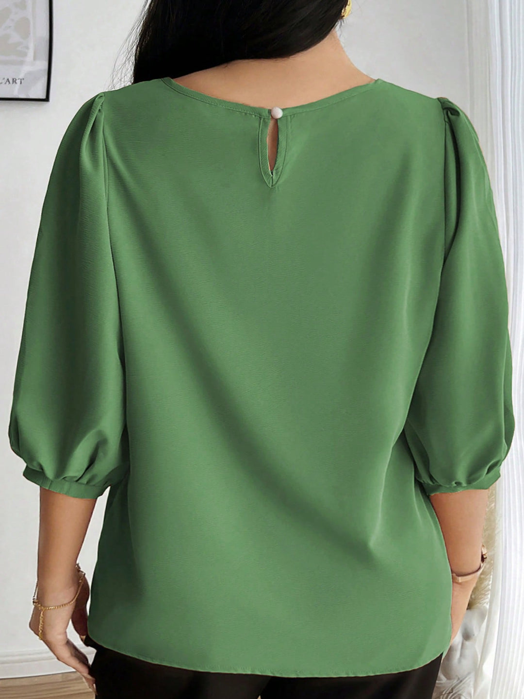 Bluză SHEIN, verde