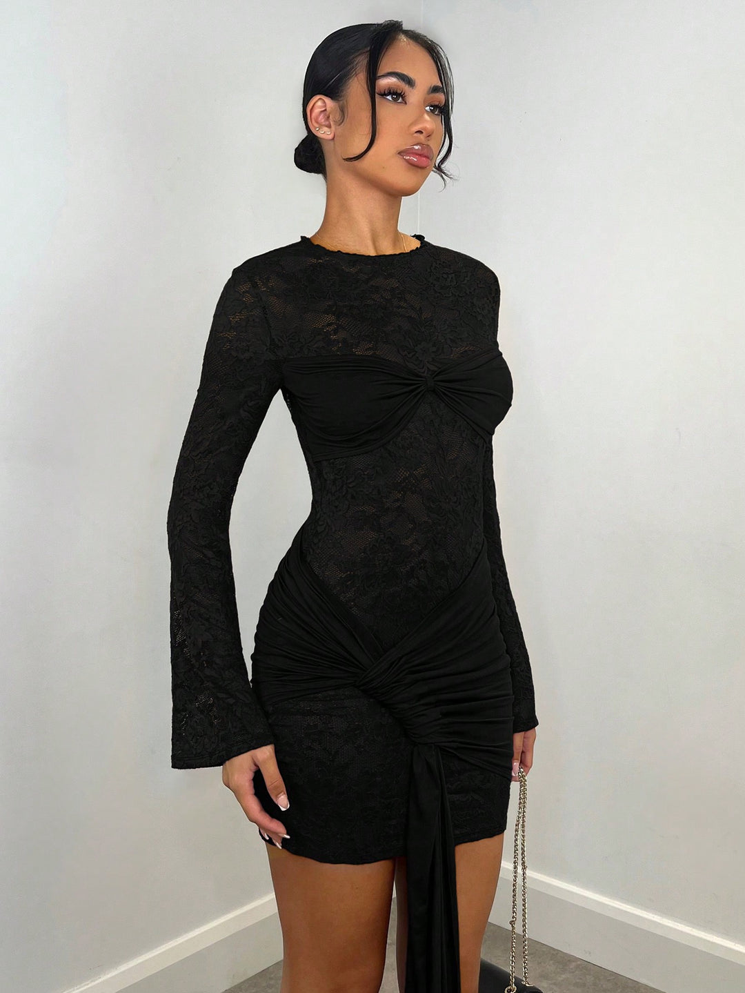 Rochie mini SHEIN, negru