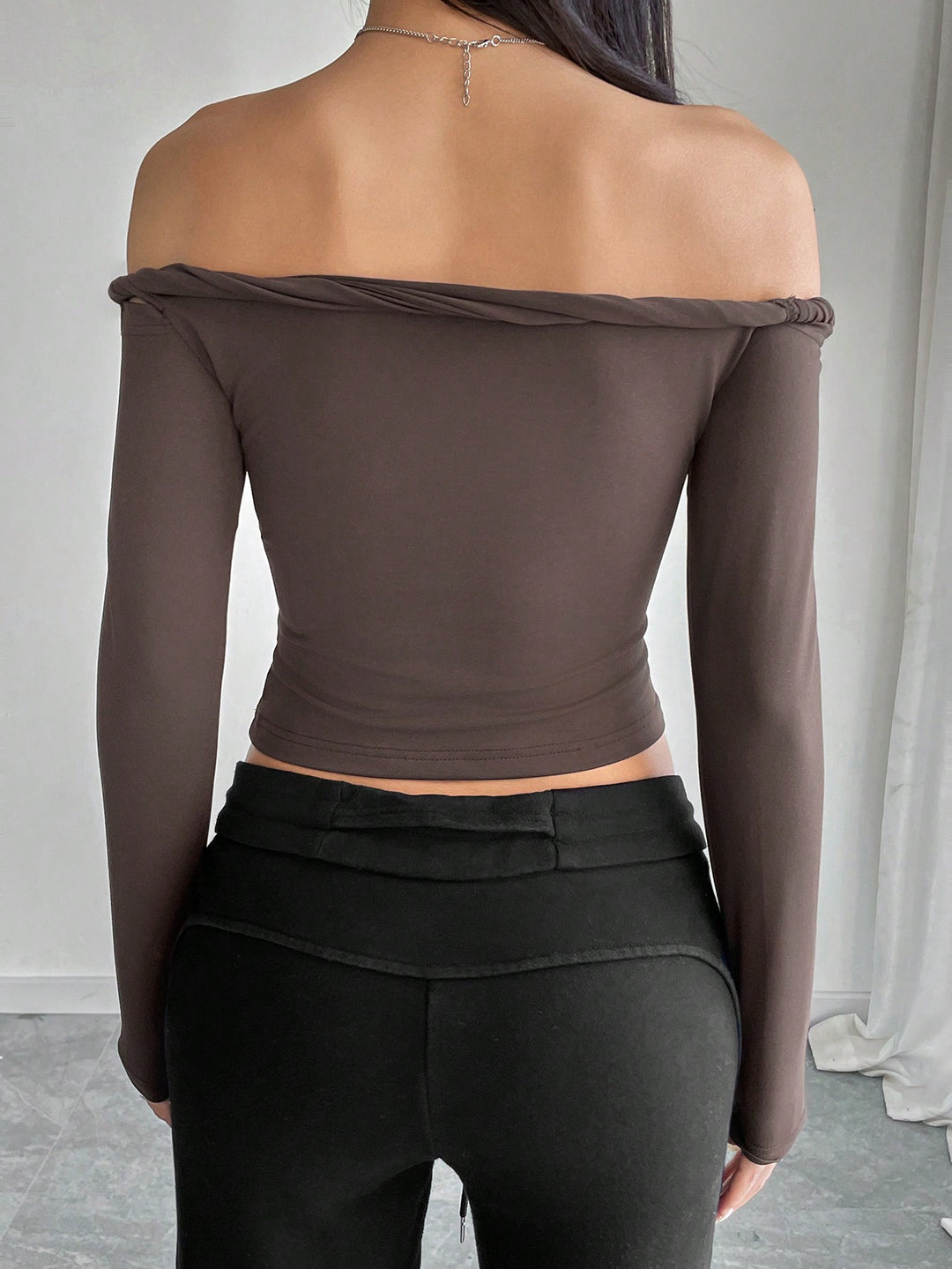 SHEIN blúz, barna