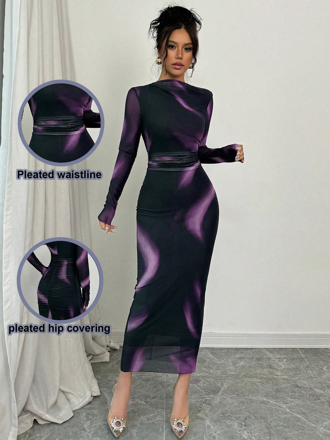 Rochie maxi SHEIN, mov