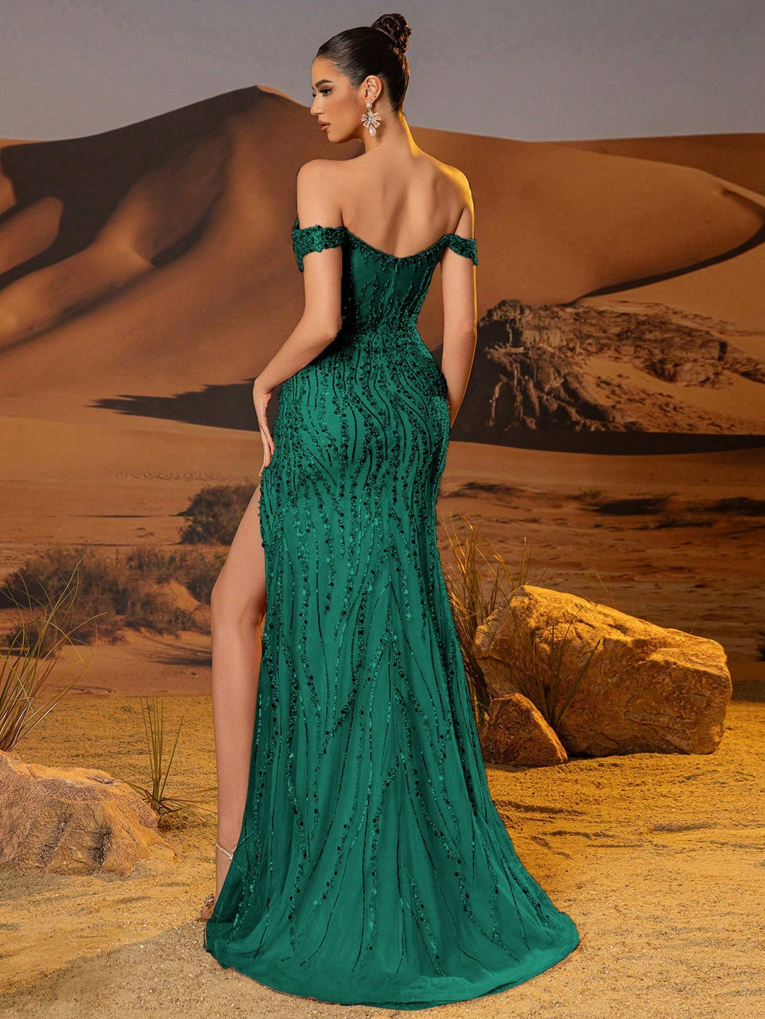 Rochie SHEIN, verde