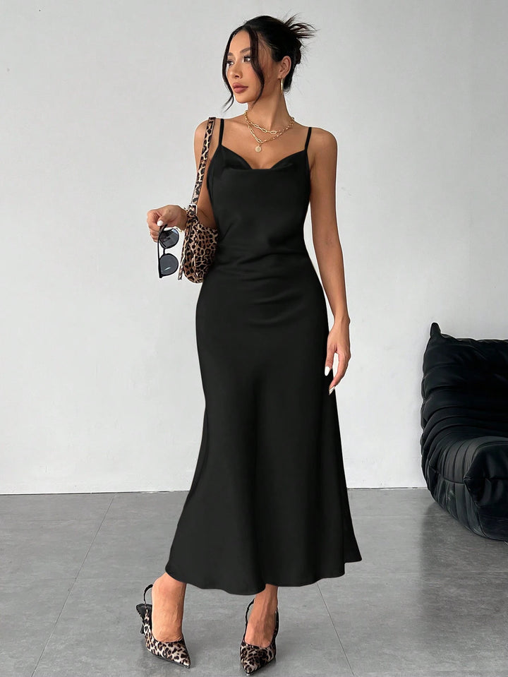 Rochie maxi SHEIN, negru