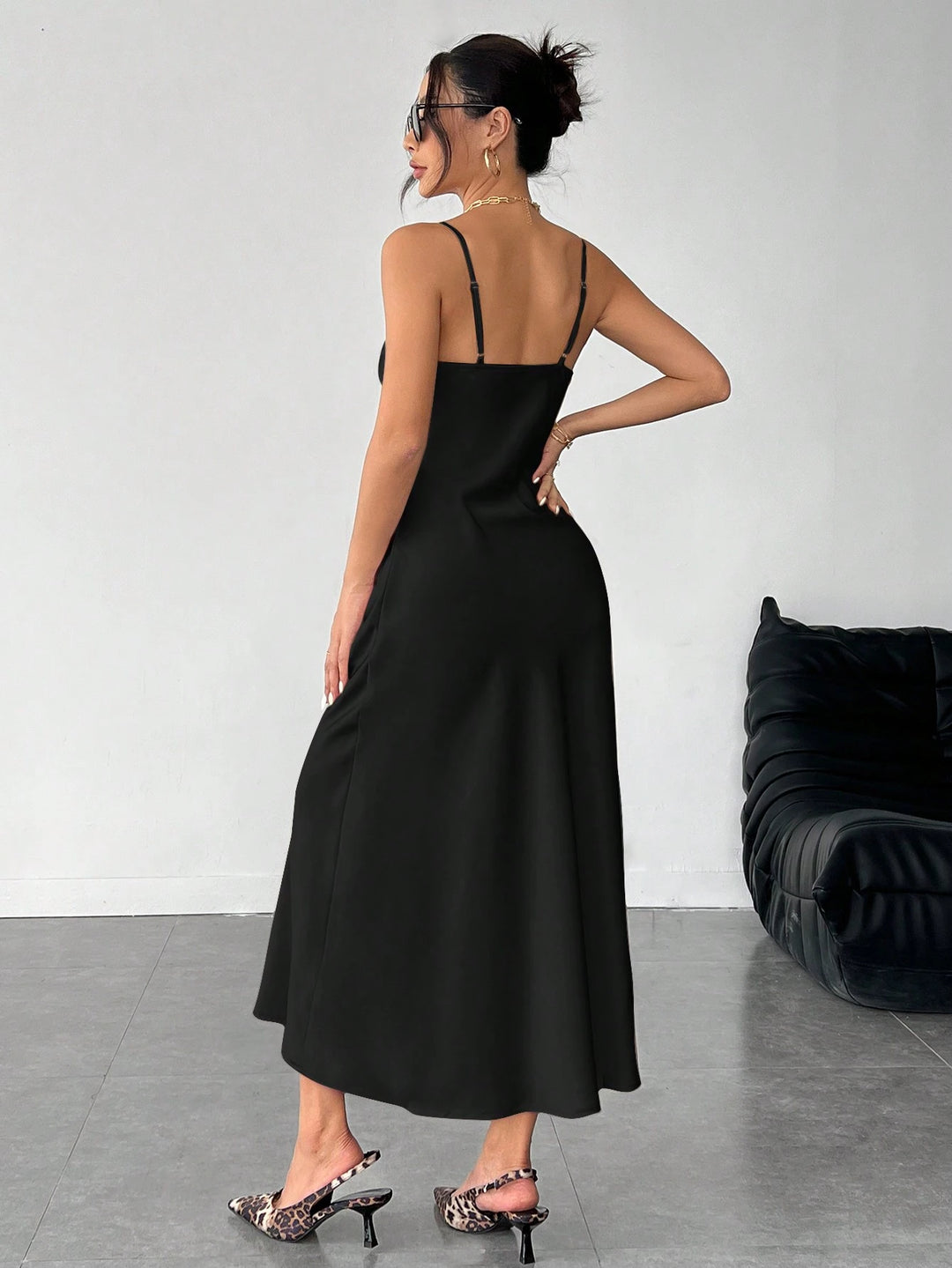 Rochie maxi SHEIN, negru