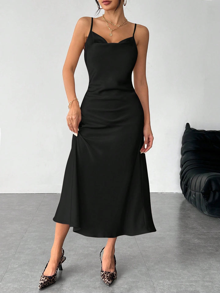 Rochie maxi SHEIN, negru
