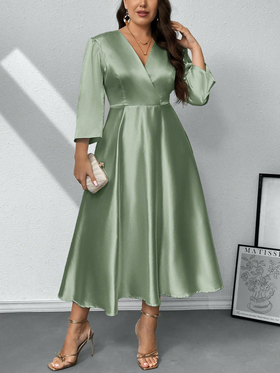 Rochie SHEIN, verde