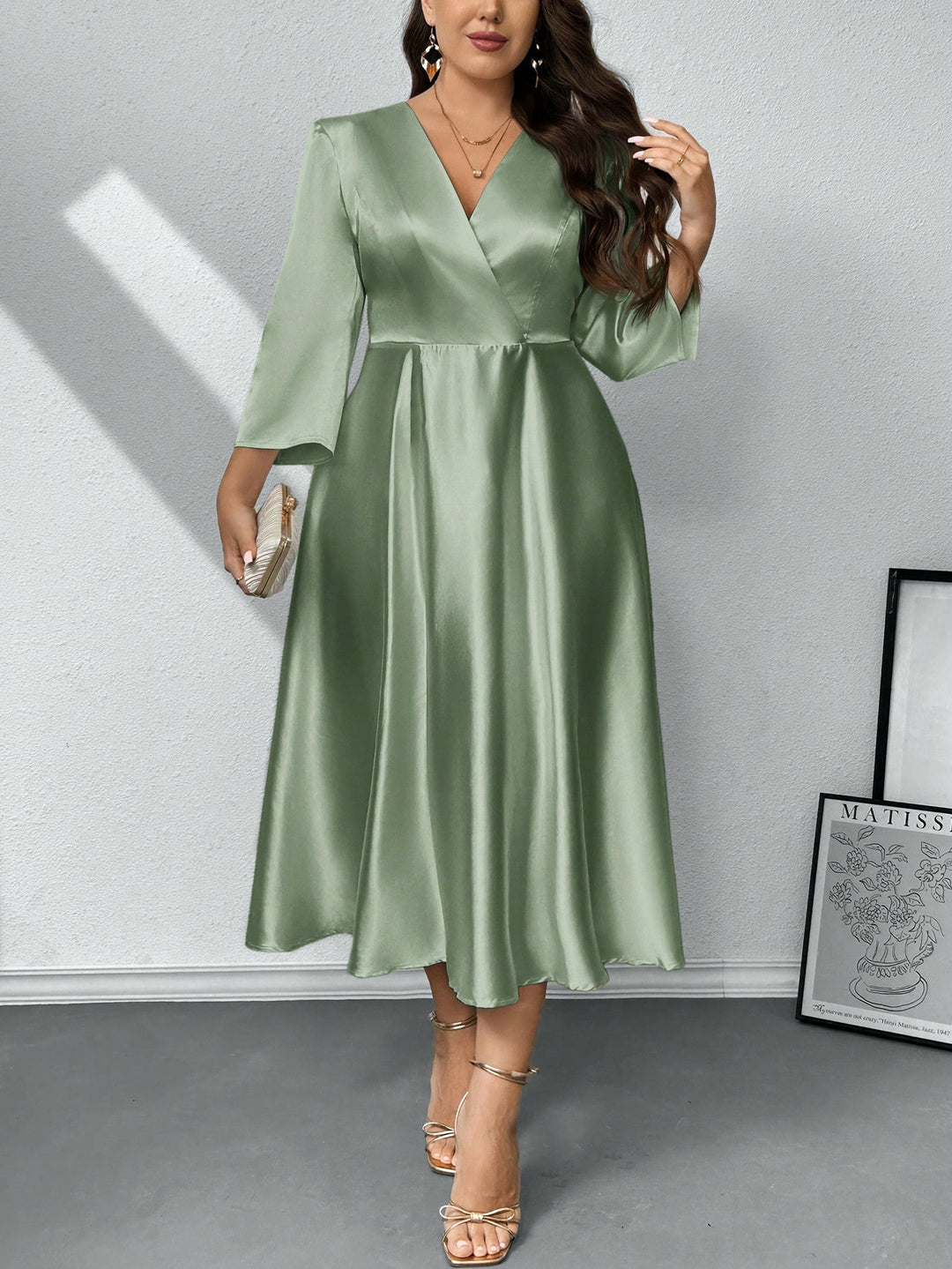 Rochie SHEIN, verde