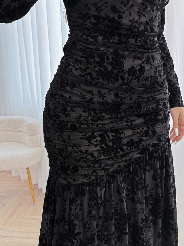 Rochie midi SHEIN, negru