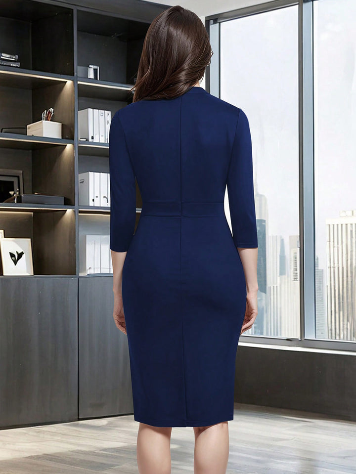 Rochie midi SHEIN, albastru