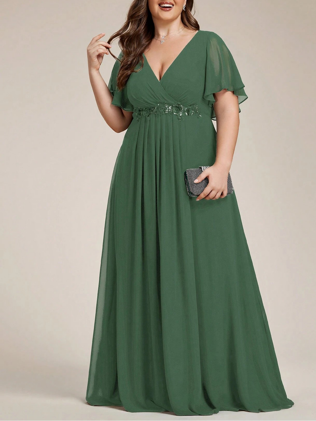 SHEIN maxi ruha, zöld