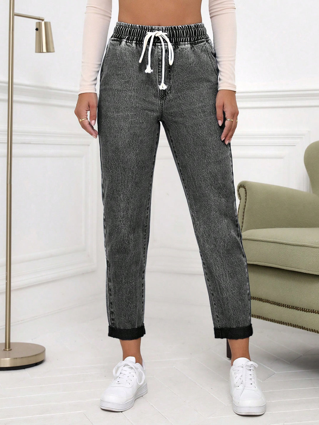 Jeans SHEIN, gri