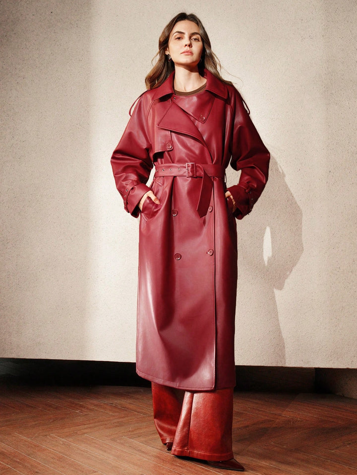 Palton SHEIN, roșu