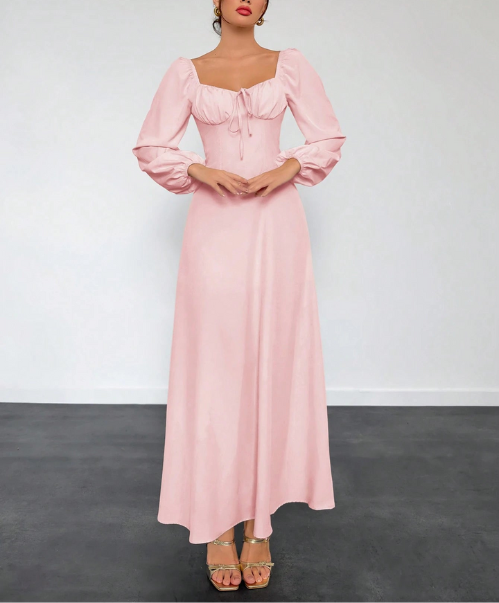 Shein maxi ruha, rózsaszín