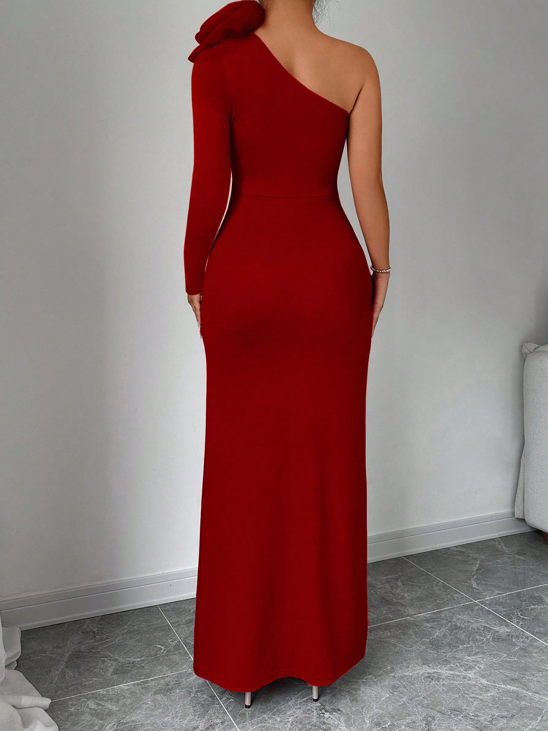 Rochie maxi SHEIN, vișiniu