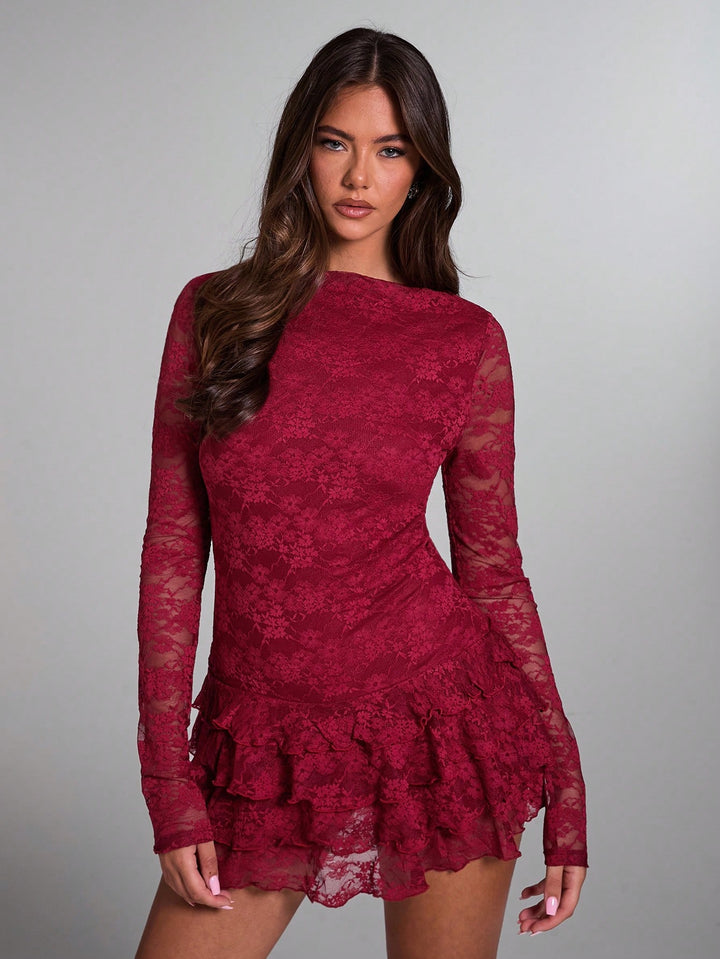 Rochie mini SHEIN, vișiniu