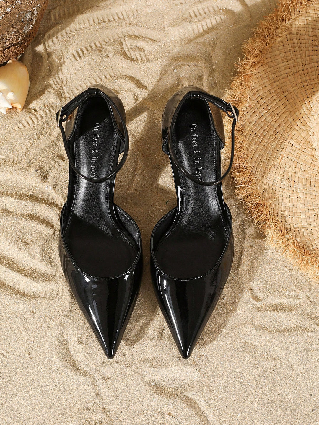 Pantofi cu toc SHEIN, negru