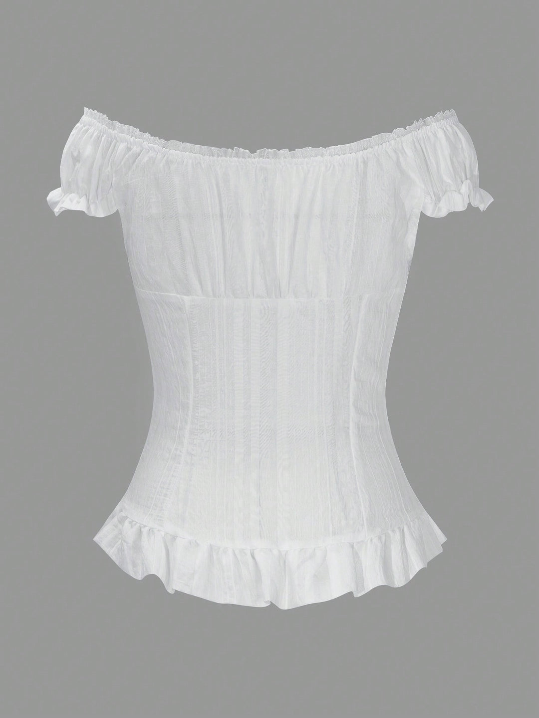 Top SHEIN, alb