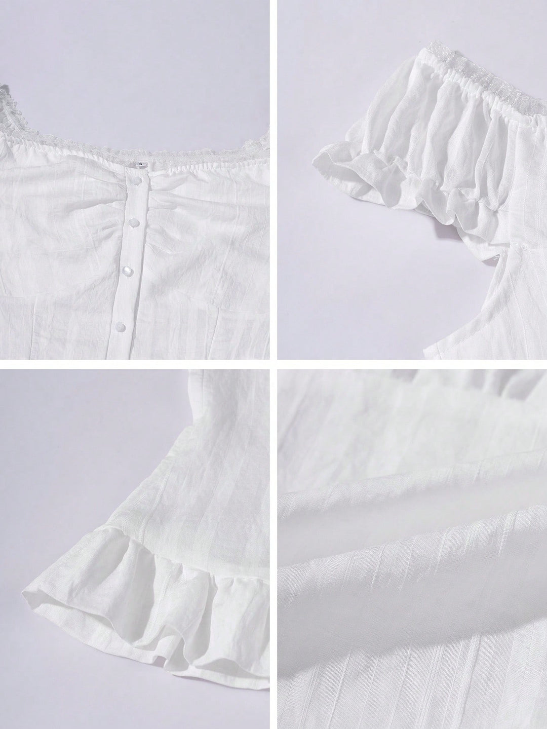 Top SHEIN, alb