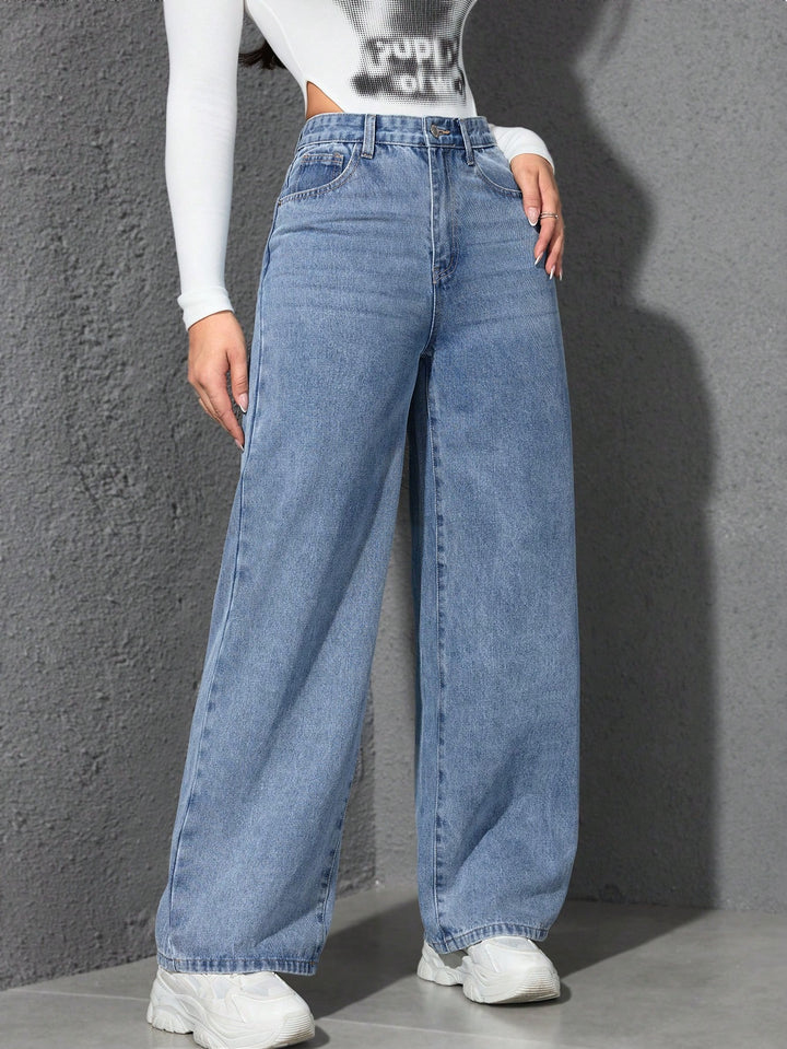 Jeans SHEIN, albastru